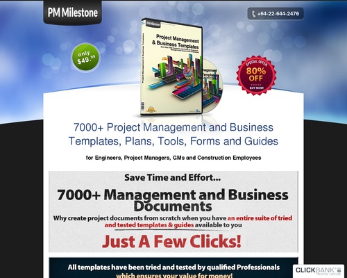 Project Management Documents – Guaranteed High Converting Offer On CB