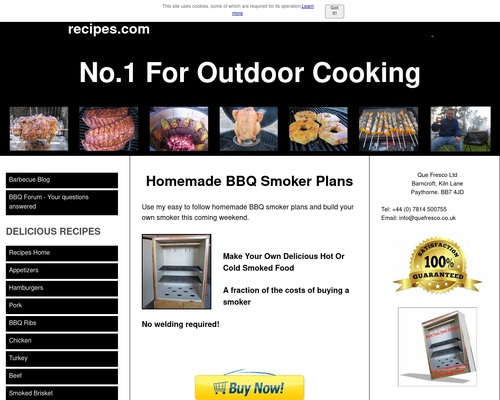 Build Your Own Barbecue Smoker