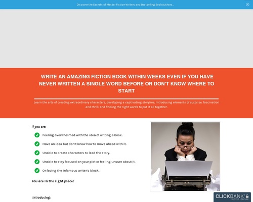 New)) My Fiction Writing – Creative Writing Course – LAUNCHED IN 2019!
