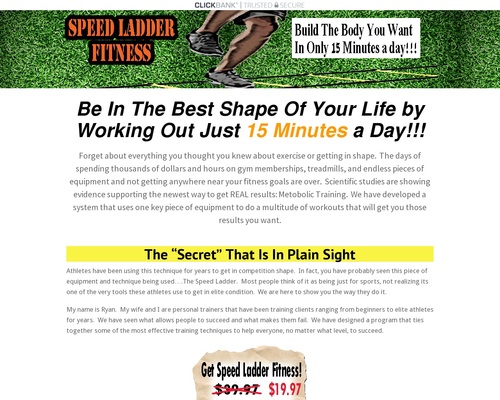 Speed Ladder Fitness Workouts