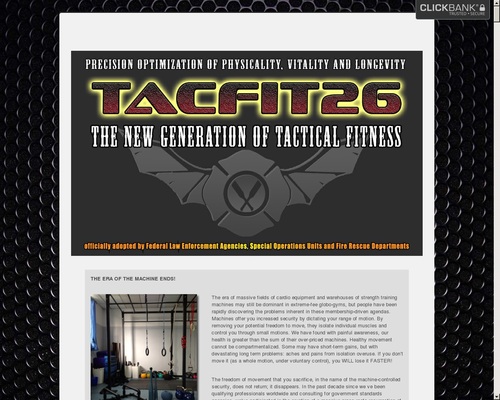 TACFIT 26: New Generation. The Tactical Fitness Personal Gym System.