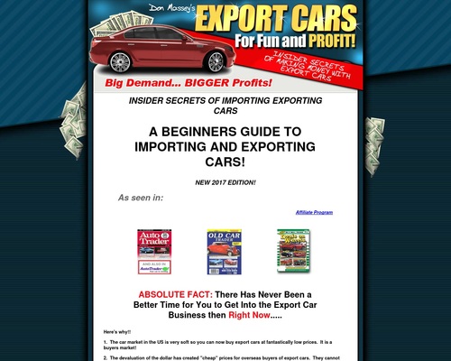 How to Start a Import/Export Car Business